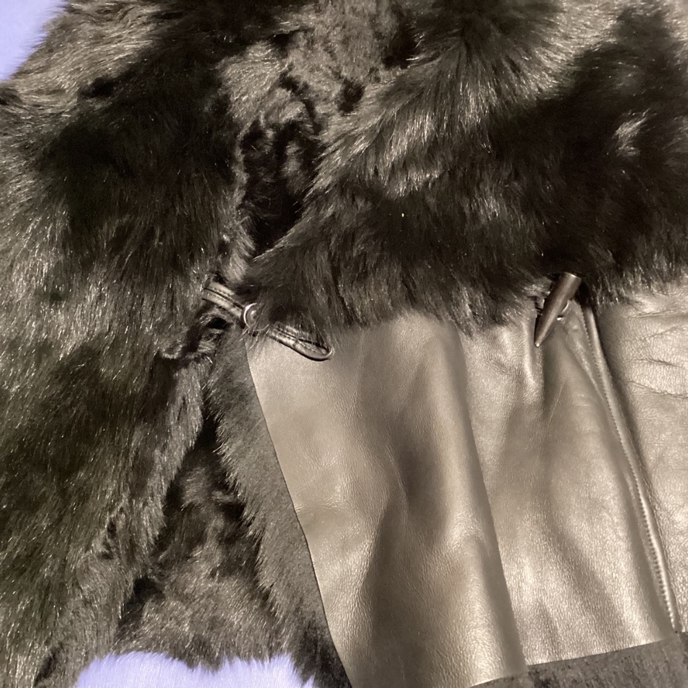 Michelle Mason 100% lamb shearling coat NWT 0 - Picture 4 of 8